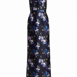 NWT Sachin + Babi Midnight Corsage Lana gown Floral Maxi Dress size 4